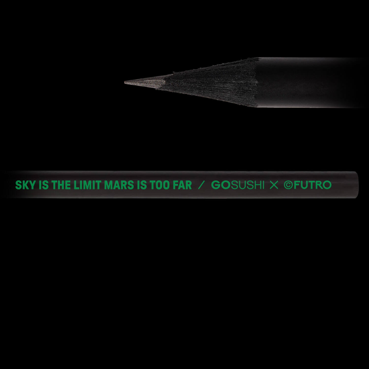 "Sky is the limit, Mars is too far" olovka