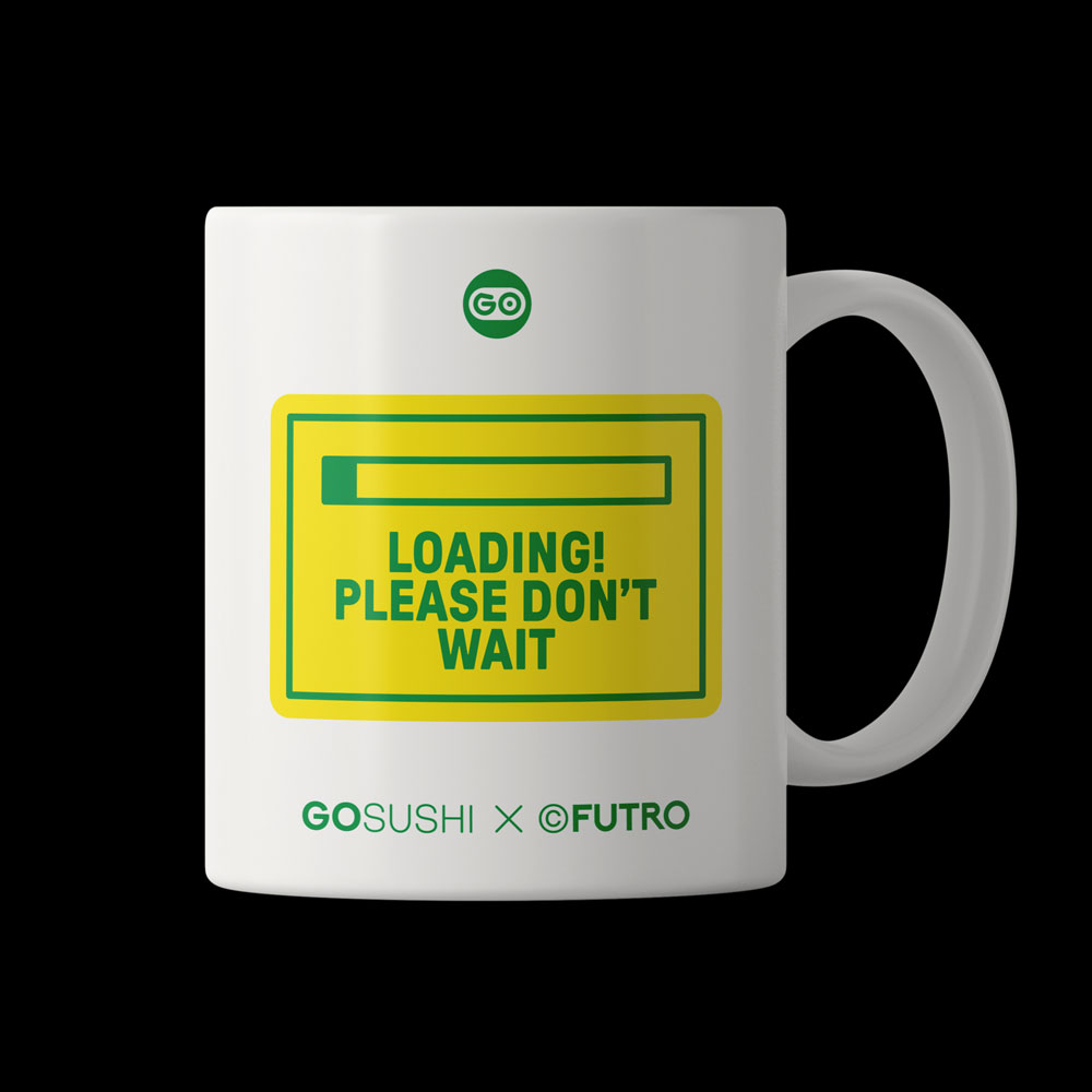 "Loading, please don't wait" šolja