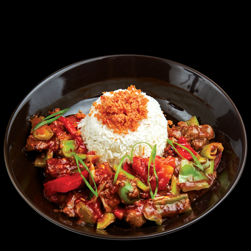 Sri Lankan Pork Stir Fry